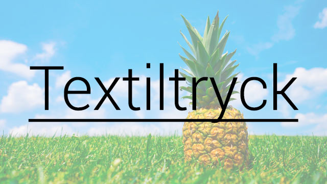 Textiltryck