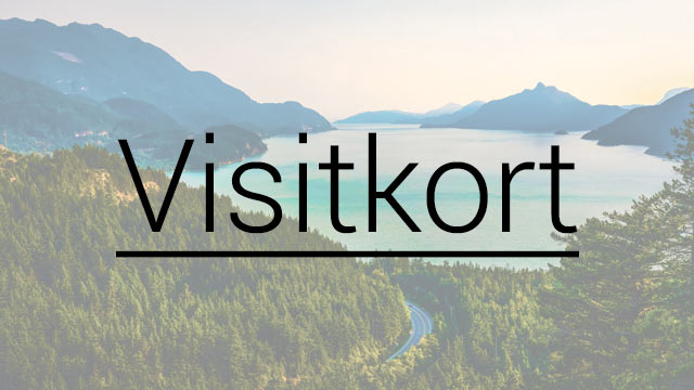 Visitkort